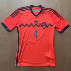 adidas MEXICO 2014 Away Soccer Jersey R.MARQUEZ #4 SZ Sm