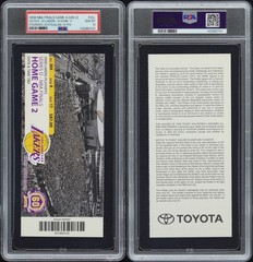 PSA GEM MINT 10 – KOBE BRYANT NBA FINALS 2008 CELTICS @ LAKERS FULL TICKET GM#4