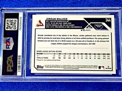 2023 Jordan Walker Topps Series 2 Rainbow Foil Rookie #344 PSA 10 GEM RC 🐦🐦🐦