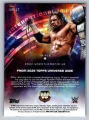 Triple H 2025 Topps Universe WWE International Impact #IIM-17