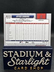 2026 Topps Series 2 JAYVIEN SANDRIDGE RC Black Sandglitter /10 #511 Angels