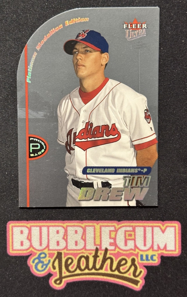 2001 Fleer Ultra Tim Drew Platinum Medallion SN/25 #252P