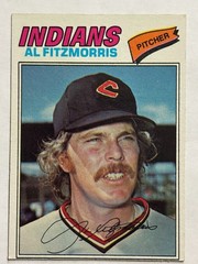 1977 Topps #449 Al Fitzmorris Cleveland Indians