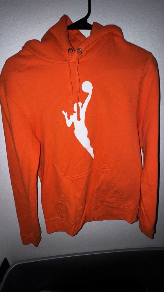 Orange And White WNBA Hoodie size Small