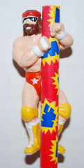 Vintage 1990 WWE WWF PVC Figure Pencil Huggers Titan Sports Lot of 3 Pre-owned.
