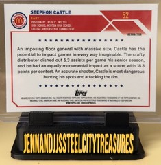 Stephon Castle 2023 Topps Chrome McDonalds All American #52 Refractor Spurs RC
