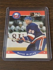 1990-91 Pro Set – Wayne McBean #485 (RC) New York Islanders (A)