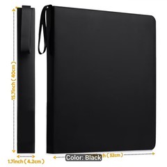 Toploader Binder, 252 Toploaders, Ringless 9 Double-Sided Pockets, Sports & TCG