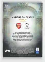 2025-26 Topps Chrome UEFA Women&rsquo;s #QF-8 Mariona Caldentey Queens Of Football