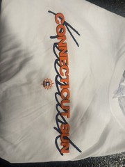 Connecticut Sun Shirt Adult XL White Keesusk 2024 Game-day Giveaway Tee WNBA