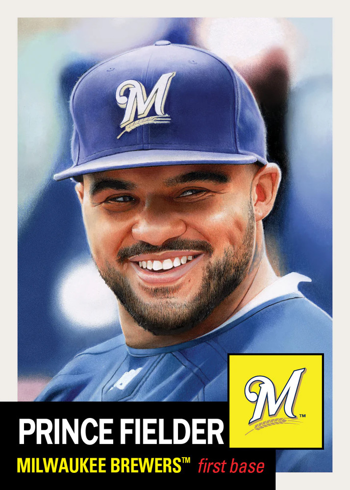 2026 Topps Living Set 929 Prince Fielder Milwaukee Brewers PR 1524