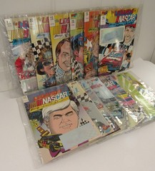 1990&rsquo;s VORTEX COMICS THE LEGENDS OF NASCAR SILVER EDITION HOLOGRAM VOLUMES 1-13