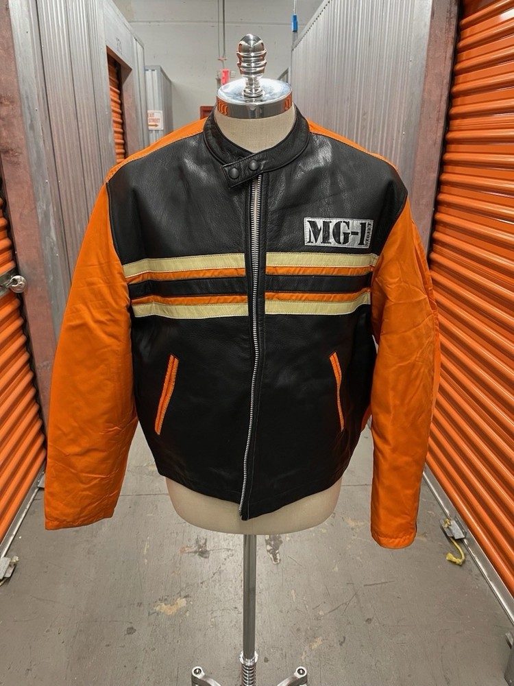 Black And Orange MG-1 Racing Jacket