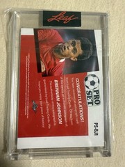 BRENNAN JOHNSON 2022 Leaf Pro Set Soccer Purple RC Auto #1/10!