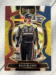 Ryan Blaney 2026 Panini Select (SP,SN) Red & Blue Prizm #’d 202/249 Team Penske
