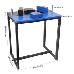Folding Arm Wrestling Table W/ Elbow & Forearm Pads Wrist Strength Training Desk