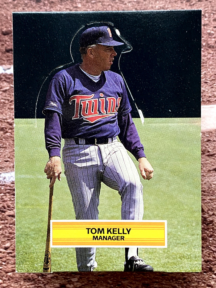 1988 Leaf All Star Fold Out Pop Up Tom Kelly Minnesota Twins