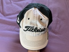 Titleist Michigan State Spartans Hat White Green Strap Back Golf Cap 47 NCAA