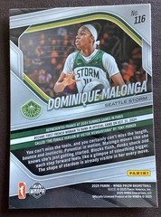 2025 Panini Prizm WNBA – Dominique Malonga #116 Silver Prizm (RC)