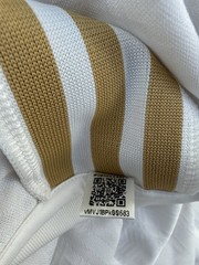 adidas Arsenal Soccer Jersey 2XL White/Burgundy/Gold Emirates Fly Better