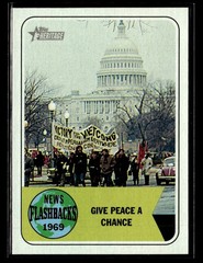 2018 Topps Heritage #NF-13 Vietnam War Protest News Flashbacks Card