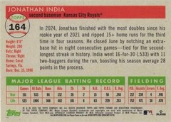 Jonathan India 2025 Topps Chrome Platinum #164 Kansas City Royals