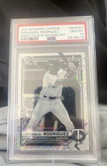 2021 Bowman Chrome – Prospects Emmanuel Rodriguez #BCP-207 Black & White Mini 💎