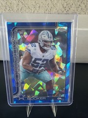 2025 Topps Chrome Sapphire Football Tyler Booker #381 RC Rookie Dallas Cowboys