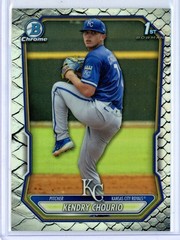 2026 Bowman #BCP-7 Kendry Chourio Chrome Prospects Reptilian Refractor