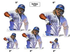 Vladimir Guerrero Jr Toronto Blue Jays Glossy Sticker Vinyl Laminate Adhesive