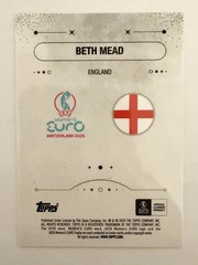 2025 Topps Merlin Mystic Nights BETH MEAD Blue 11/99 JERSEY MATCH England Euros