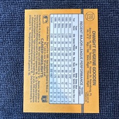 Donruss 1989 Dwight Gooden New York Mets #270 Base Set Baseball Card