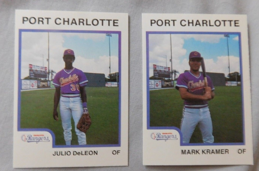 1987 Procards Port Charlotte Rangers Baseball Card Pick one
