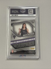 2025 Prizm WNBA Kaitlyn Chen Blue Velocity Psa 9