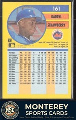 Darryl Strawberry 1991 Fleer #161 New York Mets