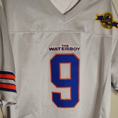 The Waterboy Bobby Boucher Bourbon Bowl Mud Dogs Jersey #9 Adam Sandler XL
