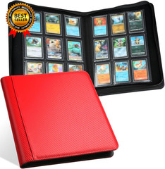 Toploader Binder Holds 288 Toploaders 9 Pocket Top Loader Binders with Sleeves