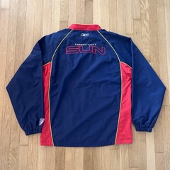 Vintage 2003 Connecticut Sun WNBA Team Issued Warm Up Jacket Reebok Men&rsquo;s L Tall