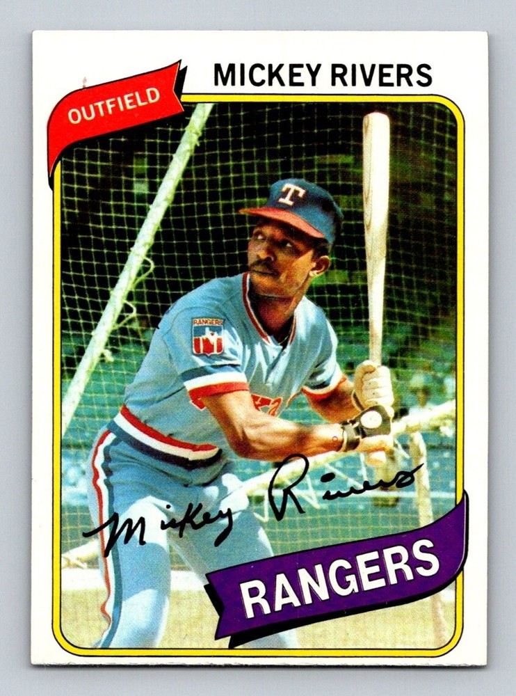 1980 Topps #485 Mickey Rivers