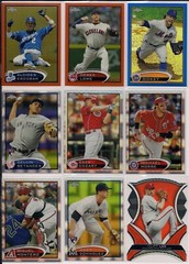 2012 Topps Chrome Refractor parallels Orange Blue Xfractor Purple pick your card