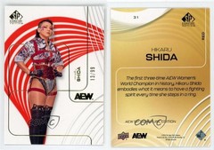 2026 Upper Deck AEW SP Signature Edition Red 13/99 Hikaru Shida #31 18df