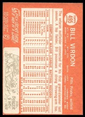 1964 Topps #495 Bill Virdon
