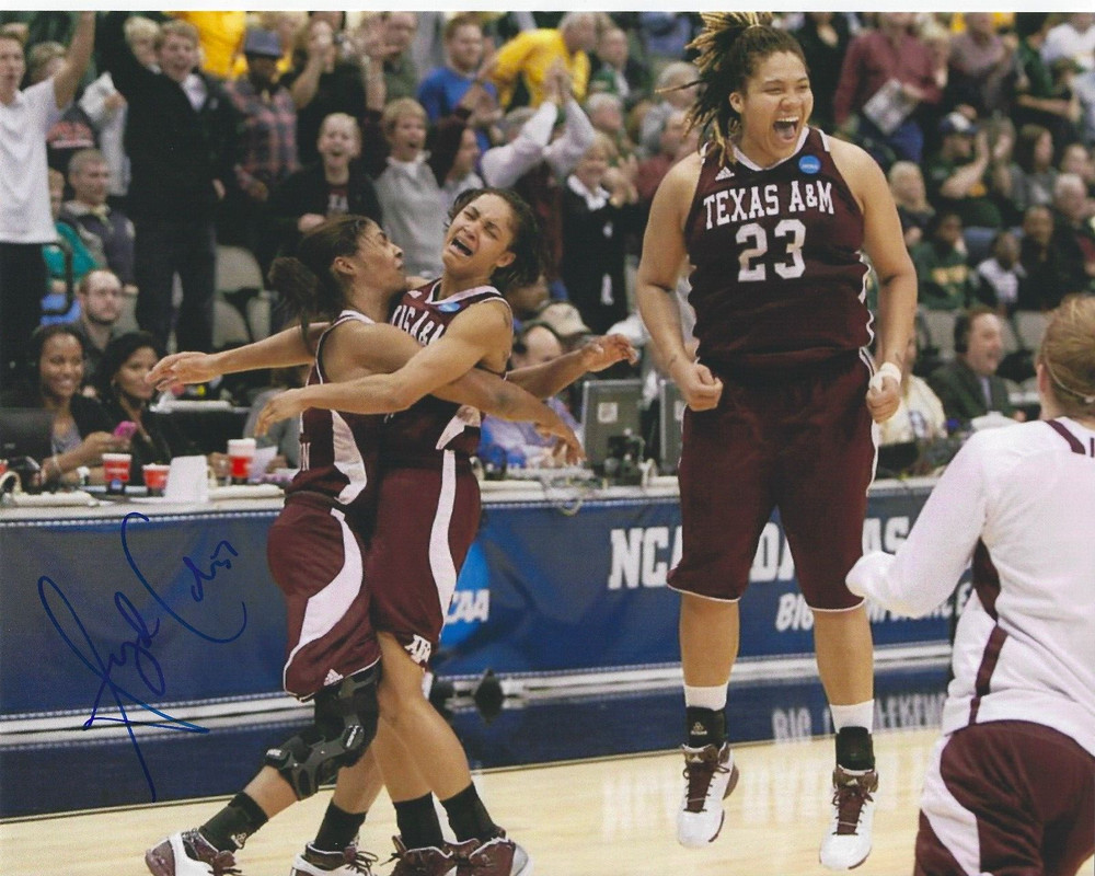 SYDNEY COLSON Signed 8.5 x 11 Photo Signed REPRINT Basketball WNBA Vegas ACES