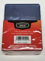 Liquidation Lot of 100 Cardboard Gold 3&Prime;x4&Prime; Standard Toploader – Clear 25 ct x 4