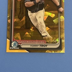 2024 Bowman Chrome Draft Sapphire Edition – Tommy Troy #BDC-111 Gold /50