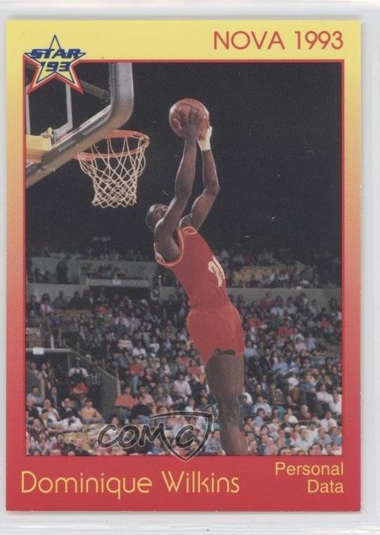 1993 Star Nova 1/500 Dominique Wilkins #107 HOF 0h4