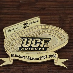 UCF Central Florida Knights Lapel Pin Bright House Stadium Inaugural Season