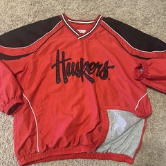 Men’s Nebraska Cornhuskers Size X-Large Vintage Windbreaker