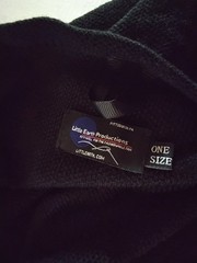 Seahawks Blackout Pauncho Knit Bead Logo Nwt