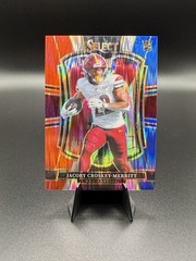 2025-26 Panini Select – Premier Level JACORY CROSKEY-MERRITT Red & Blue Shock
